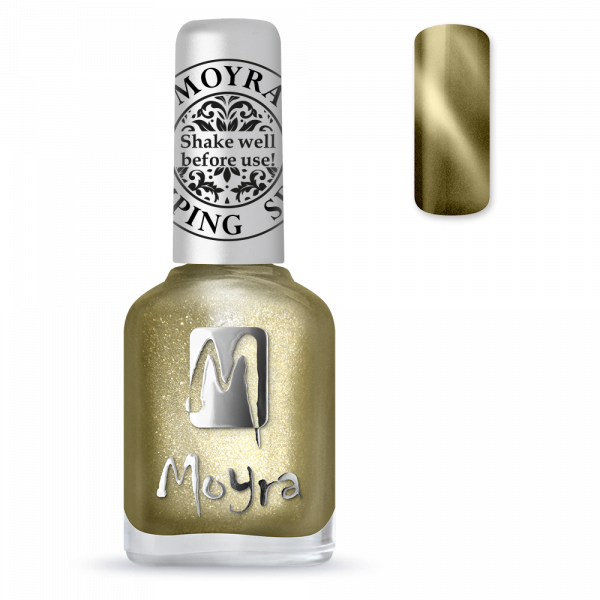 Moyra Stamping nail polish-Cat Eye Magnetic Gold